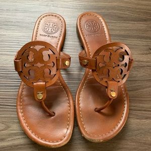 Tory Burch Leather Miller Sandals